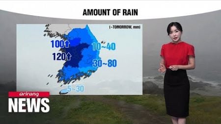 [Weather] Heavy rain all over the country until tomorrow