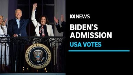 US President Joe Biden says he &#39;screwed up&#39; in the election debate | ABC News