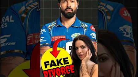 Natasha &amp; Hardik divorce news is fake 🫢 #hardikpandya #natasha #feedshorts