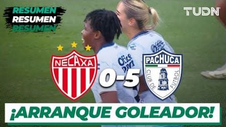 Resumen y goles | Necaxa 0-5 Pachuca | Liga Mx Femenil AP2024-J1 | TUDN