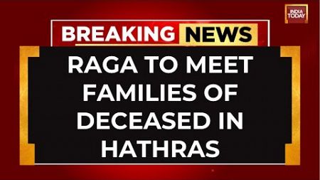 LS LOP Rahul Gandhi En Route Hathras To Meet Stampede Victims