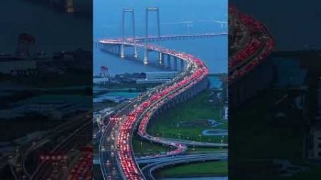 traffic jam of Guangdong Province&#39;s Shenzhong Corridor #travel #chinatourism #discoverchina