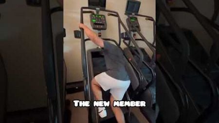 Types of people on the stair master. #youtubeshorts #gym #fitness #gymhumour