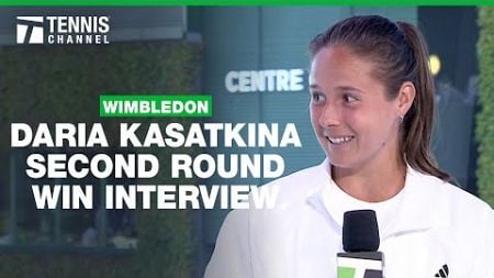 Daria Kasatkina Discusses Vlogging and Skipping Olympics | 2024 Wimbledon 2nd Round