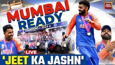 Victory Parade LIVE: Team India T20 World Cup Victory Parade | Team India Arrives At Mumbai Airport