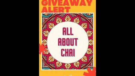 Entrepreneur Spotlight : Chai Entrepreneurs of All About Chai | #Giveaway #smallbusiness