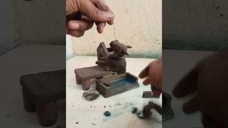 destroying a beautiful miniature clay house 😭🤣।।#shorts #viral #diy #craft