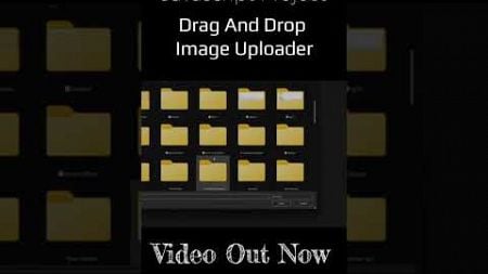 Drag And Drop Image Uploader | #js #project #animation #html #webdesign #drag #drop #image #shorts