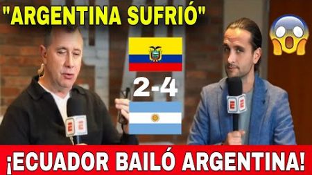 😱 SORPRENDIDA y FASCINADA prensa Internacional a la ELIMINACIÓN de ECUADOR ¡BAILÓ Argentina!