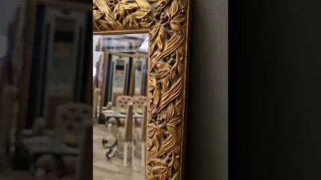 #spiegel #goud #ornamenten Sofia 60x120 buitenmaat 70x130cm #madeinitaly #ambacht