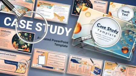 Professional Case Study PowerPoint Template | Present Detailed Case Studies with Ease