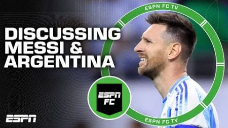 Can Argentina win with Messi playing like this? 🤔 | ESPN FC