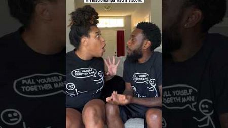 If relationships had a sitcom😭 #comedy #funny #couple #couplesrelatable #skit #viral #shorts