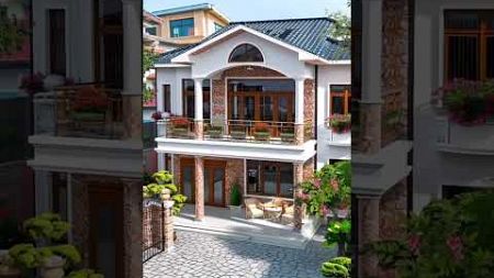 Mẫu Nhà 2 Tầng Đẹp và Sang Trọng.487.#shorts #beautiful #home #design #dangcapxaydung #trend