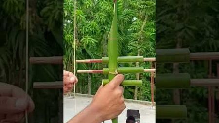 #bamboo #archery #satisfying #sword #idea #craft #viral #huntingbow #automobile #bamboogun