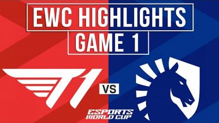 T1 vs TL Highlights Game 1 | EWC 2024 Semifinals | T1 vs Team Liquid