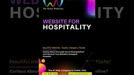 Elevate Hospitality with Stunning Web Design