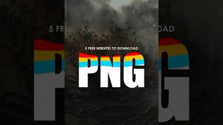 5 Free Websites to Download PNGs #freeresource