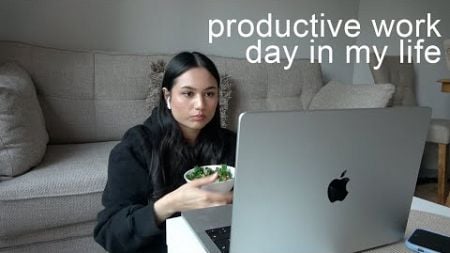 productive work day in my life &amp; some simple productivity tips