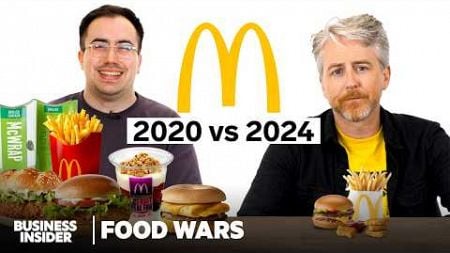 US vs UK McDonald’s 2020 vs 2024 | Food Wars | Insider Food
