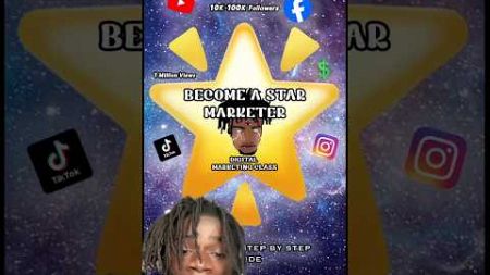 Become A Star Matketer: Digital Marketing Class Is OUT NOW @ WeCanSee.online 🙌🏾💜🌌💫
