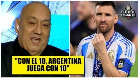 Rafa Ramos LE DISPARÓ a MESSI: &quot;ARGENTINA juega con 10 cuando el 10 está en cancha&quot; | Futbol Picante