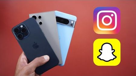 iOS vs OneUI vs Android - Social Media Apps (Instagram &amp; Snapchat)
