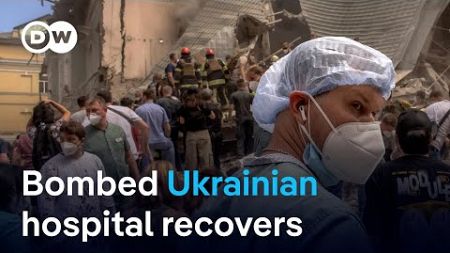 How Ukrainian doctors keep chronically sick kids alive after Russia bombed their hospital | DW News