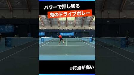 #一撃で崩す #弾丸フラットサーブ【BLUE SIX OP2024②/2R】三好健太(JPN) #shorts #テニス #tennis