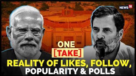 BJP vs. Congress: Social Media Showdown on Modi&#39;s 100M Followers vs. Gandhi&#39;s Digital Reach N18V