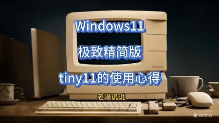 老古董电脑流畅运行Windows 11，极致精简版tiny11的使用心得
