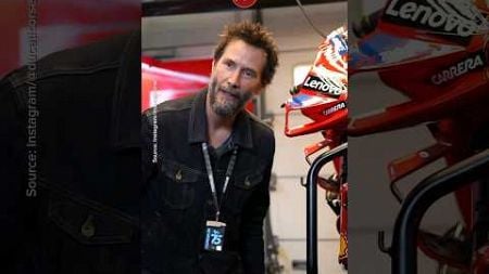 Keanu Reeves Visited Ducati Corse in German GP | #motogp #germangp