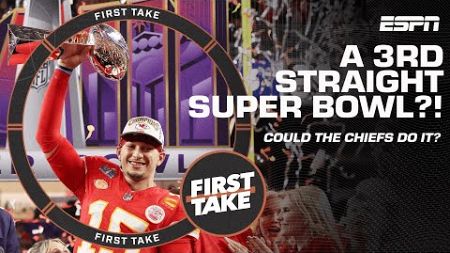 Mad Dog is skeptical the Chiefs can win 3️⃣ straight Super Bowls | First TakeNew Video