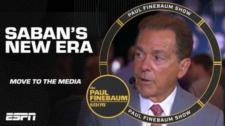 Nick Saban discusses his new era in the media 🎤 | The Paul Finebaum Show
