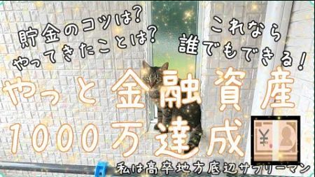【金融資産公開動画】猫と一緒に語る！○○○をやってきて1000万円達成した実際の道のりを実体験話します