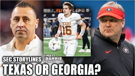 🚨 Texas are No. 1 BEHIND Georgia?!🚨 Nick Saban’s ‘SHADOW’ is still there! | The Matt Barrie Show