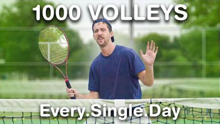 I Hit 1000 Volleys EVERY DAY for One Week!