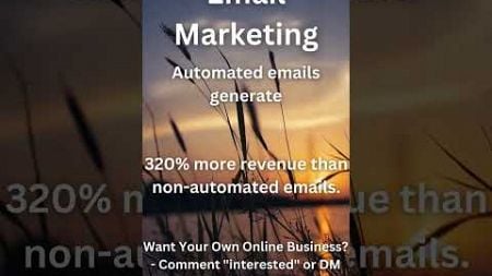 Automated Emails Can Help You Earn! #earnwithemail #affiliatemarketing #emailmarketing #afm
