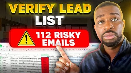 How to Verify Your Email Lead List - Step by Step