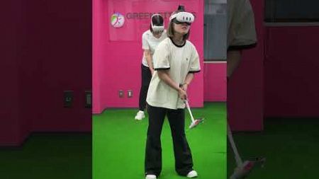 【Green Fitness】VRゴルフを使ったゴルフ体験とフィットネスを組み合わせた新しい形。