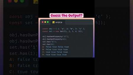 Guess the Output....? #javascript #programming #webdevelopment #webdesign #coding #html #css #code .