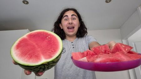 Sappige Ronde Zoete Watermeloen Eten!!! MertyReview #2