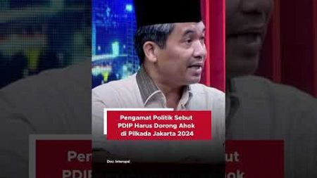 Pengamat Politik Sebut PDIP Harus Dorong Ahok di Pilkada Jakarta 2024