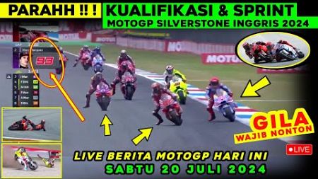 GILA❗Berita MotoGP Hari Ini, Fp2 Kualifikasi &amp; Sprint Race MotoGP Inggris 2024, Live MotoGP Hari Ini
