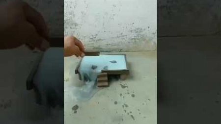 destroying a beautiful miniature clay house 😭😂||#shorts #viral #diy #craft