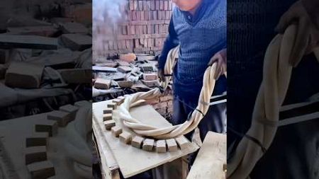 Amazing thing made from wet wood ￼ !