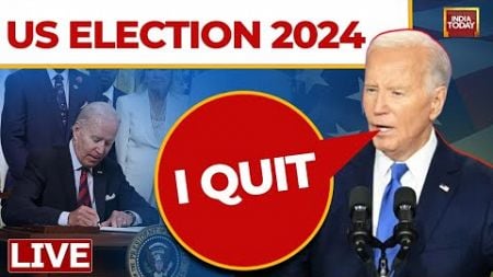 LIVE: Joe Biden Quits US Presidential Race LIVE Updates | US News | US Election | Biden Vs Trump