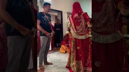 ससुराल में पहला घूमर 🌸🔥 rajputi wedding short video 🌸 rajasthani folk express🌸#ytshorts #yt bride😍