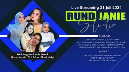Live Streaming RUNDJANIE Studio | Wedding ANANDA &amp; DENI | Minggu, 21 Juli 2024 ( Malam )
