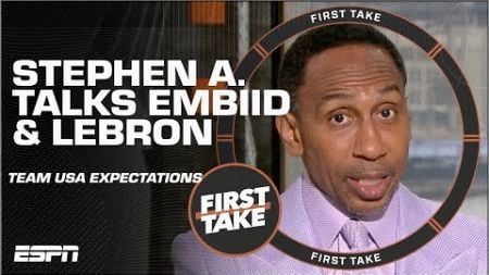 Were Joel Embiid’s comments about LeBron James FAIR OR FOUL?! Stephen A. REACTS 🍿 | First Take